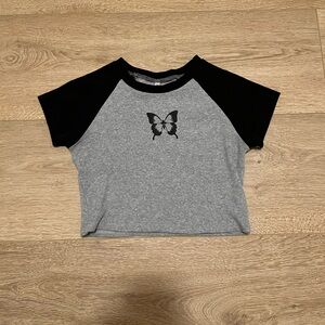 Butterfly cropped top